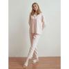Lunaluz Women S Long Sleeve pajamaS Collar Jeanne  3c 