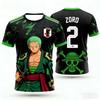 2026 Japan One Piece Luffy Football Jersey T-shirt Kids Football Special Jersey Kit Adult Men's Quick-Drying Sweatshirt