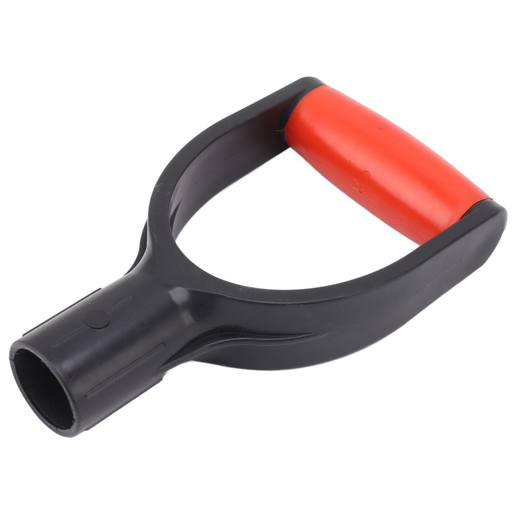Shovel D Grip Handle 32mm Inner Diameter Silicone Grip Reinforcement Snow Shovel Handle Replacement for Digging Raking