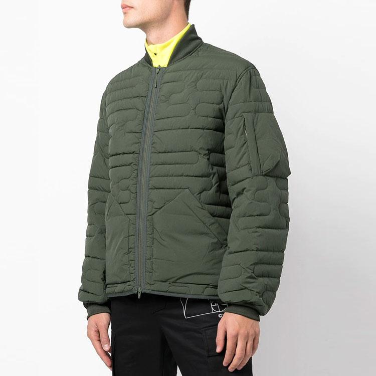Y-3 Solid Color Insulated Design Pilot Cotton Jacket Men jackets Green HB3469