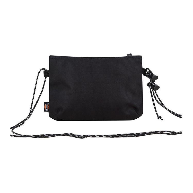 New Dickies Polyester Shoulder Bag, Crossbody Bag Mini Unisex Black DK008849BLK1