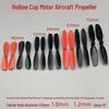 716/720/8520 Hollow Cup Motor Propeller Set for Model Foam Aircraft 816