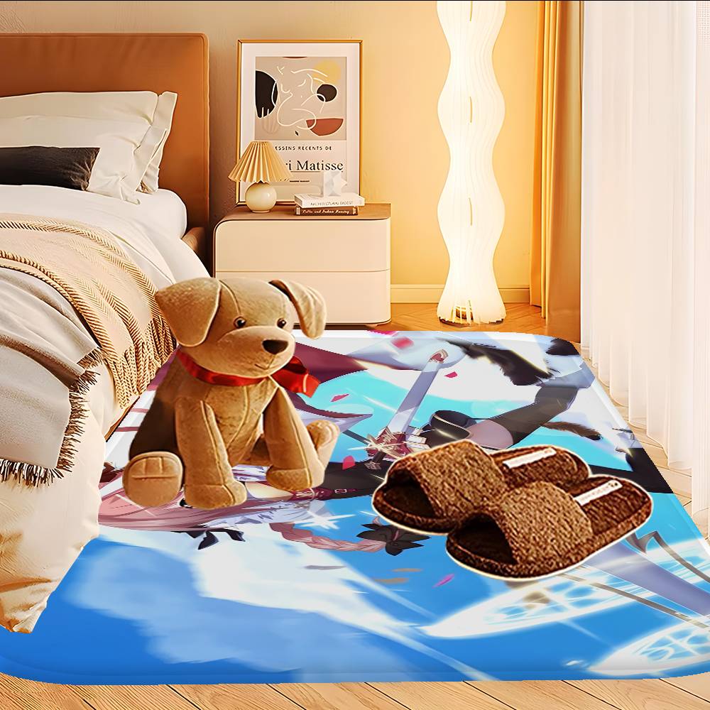 Astolfo Anime Girl Anime Hallway Carpet Washable Non-Slip Living Room Sofa Chairs Area Mat Kitchen Doormat Area Rug