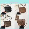Elegant Vintage Saddle Bag For Spring Fashion Stylish Pu Shoulder Crossbody Bag