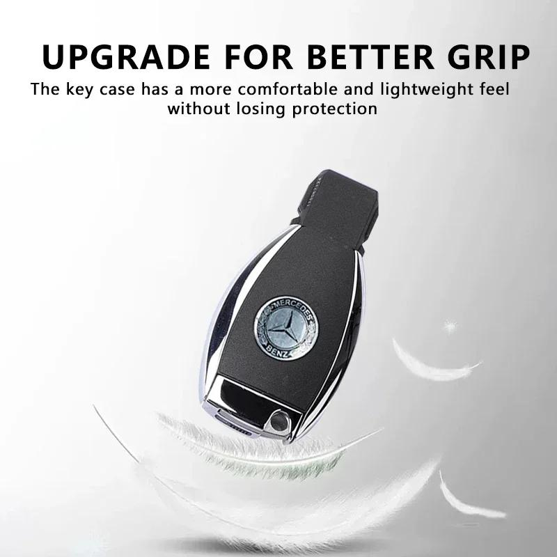 AABGS1 For Mercedes Benz Apple Tree AMG CLA GLA GLC GLE W204 W212 W220 W205 Key Case Rear Back Cover Key Shell Accessories