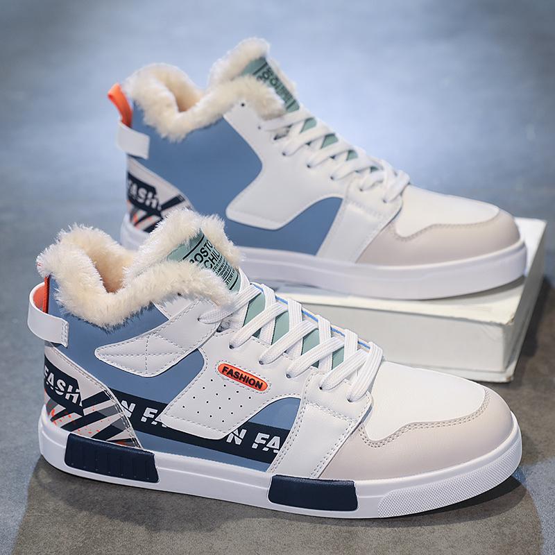 Original Winter Warm Men Plus Snow Sneaker Big Size 47 Slip Soft Sports Casual Outdoor Men Sneakers Cotton Walking Men Shoes