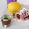 Refillable Salt and Pepper Grinder Adjustable Particle Size Seasoning Bottles Spice Mill  Steak
