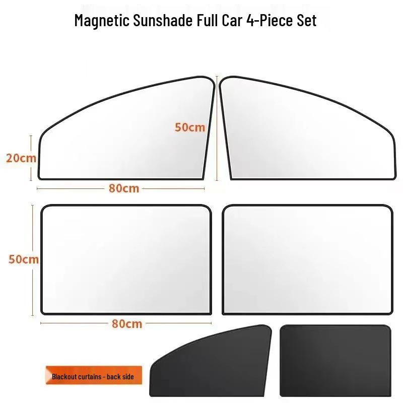 Thickened Titanium Silver Front Windshield Sunshade for Heat and UV Protection