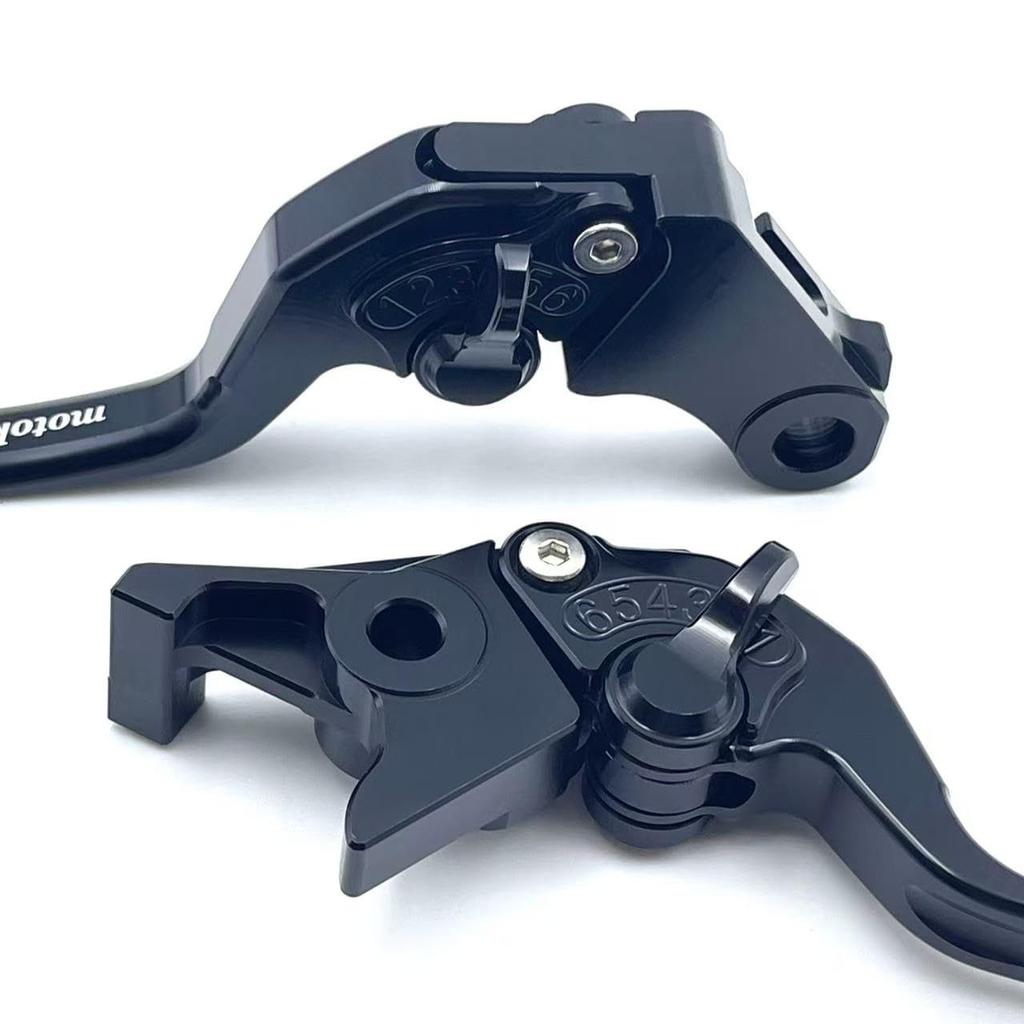 Motokano Lever for Rebel Rebel Adjustable Short Brake Lever 2-finger Brake/clutch 250, 500, 6-position (black)