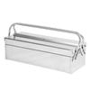 Cantilever Tool Box 2 Tier 3 Tray Stainless Steel Portable Expandable Tool Storage Box for Home Auto