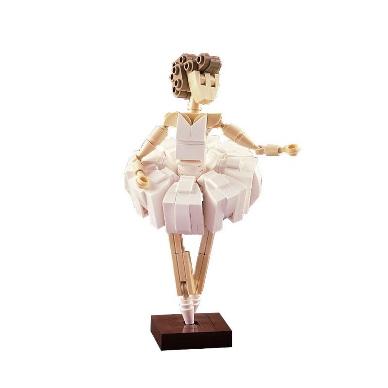 Elegant Ballerina Moc Construction Blocks - Abs Assembly Model Doll For Girls, Kids Educational Plaything Present Decoration