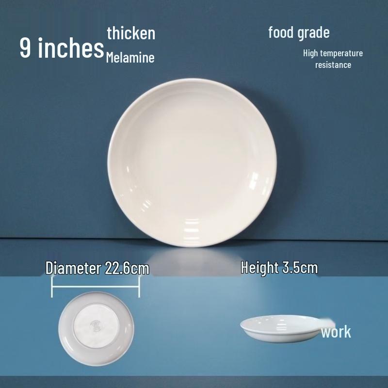

Commercial Melamine Deep Round Dinner Plate