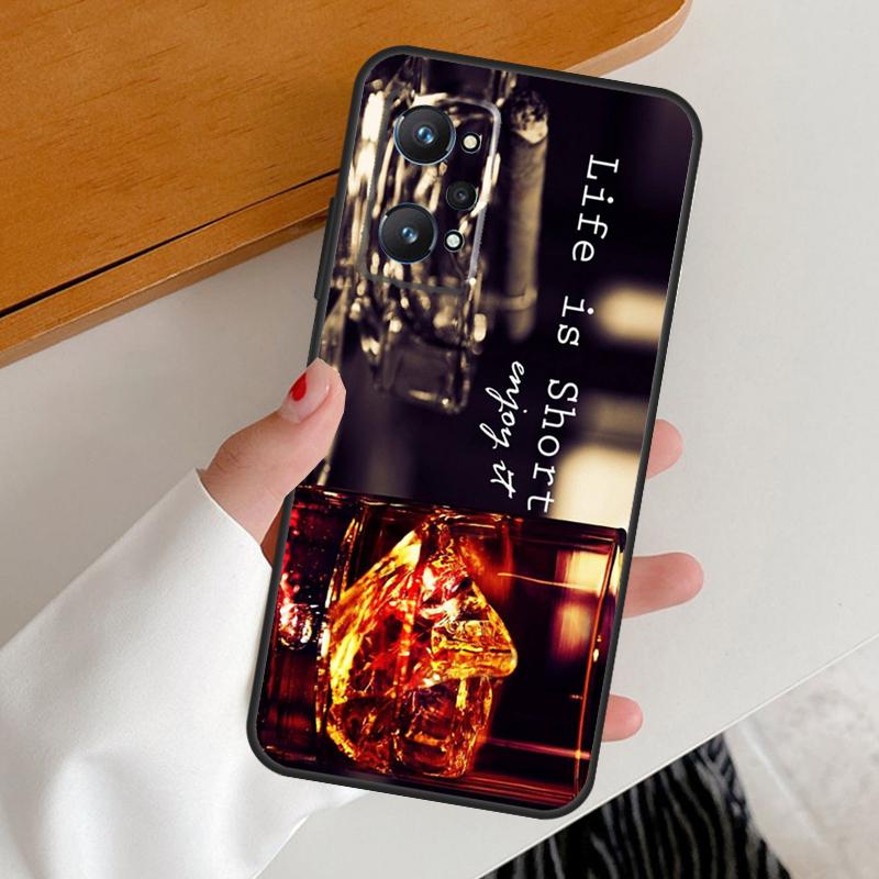 

Smoking Cigar For Realme 15 GT7 Pro GT6 10 11 12 13 14 Pro Plus C65 C67 C63 C61 C51 C53 C35 C75 C55 Case Realme 14 Pro Plus