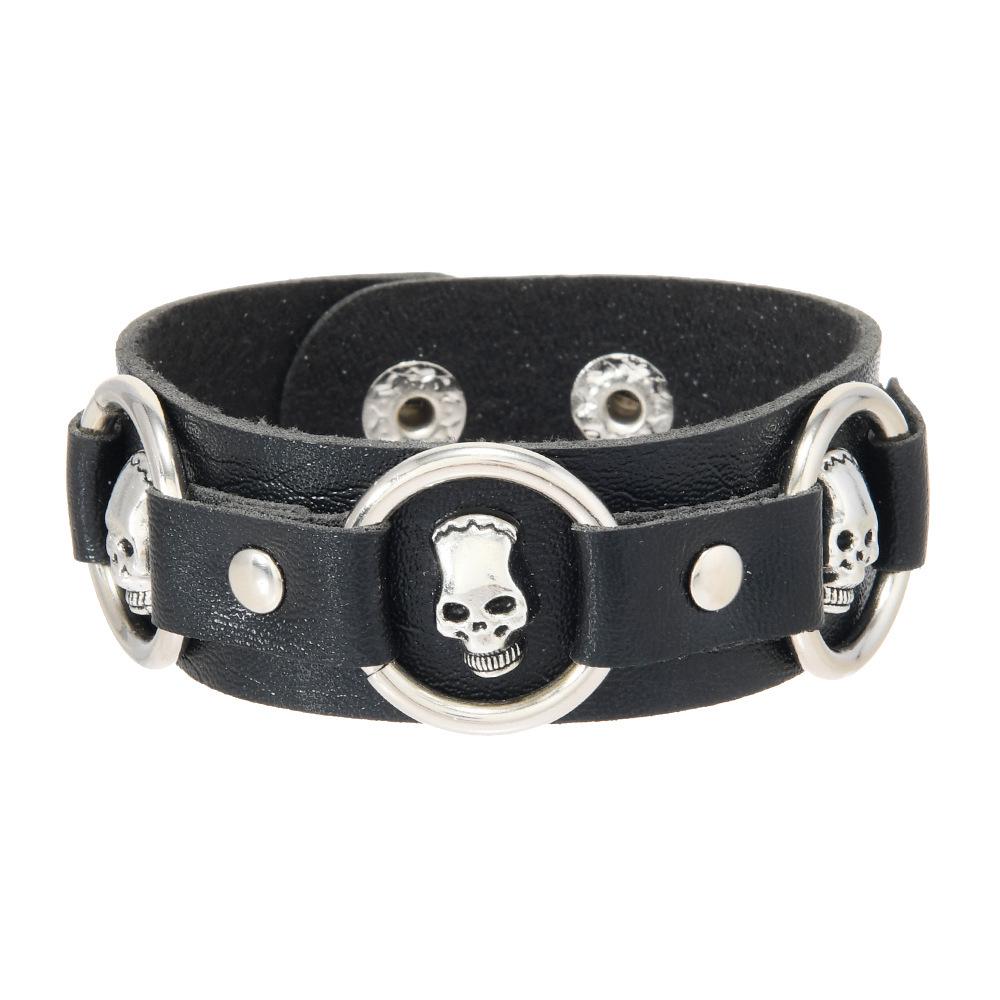Punk Style Skull Bracelet: Creative & Stylish Fashion Accessory