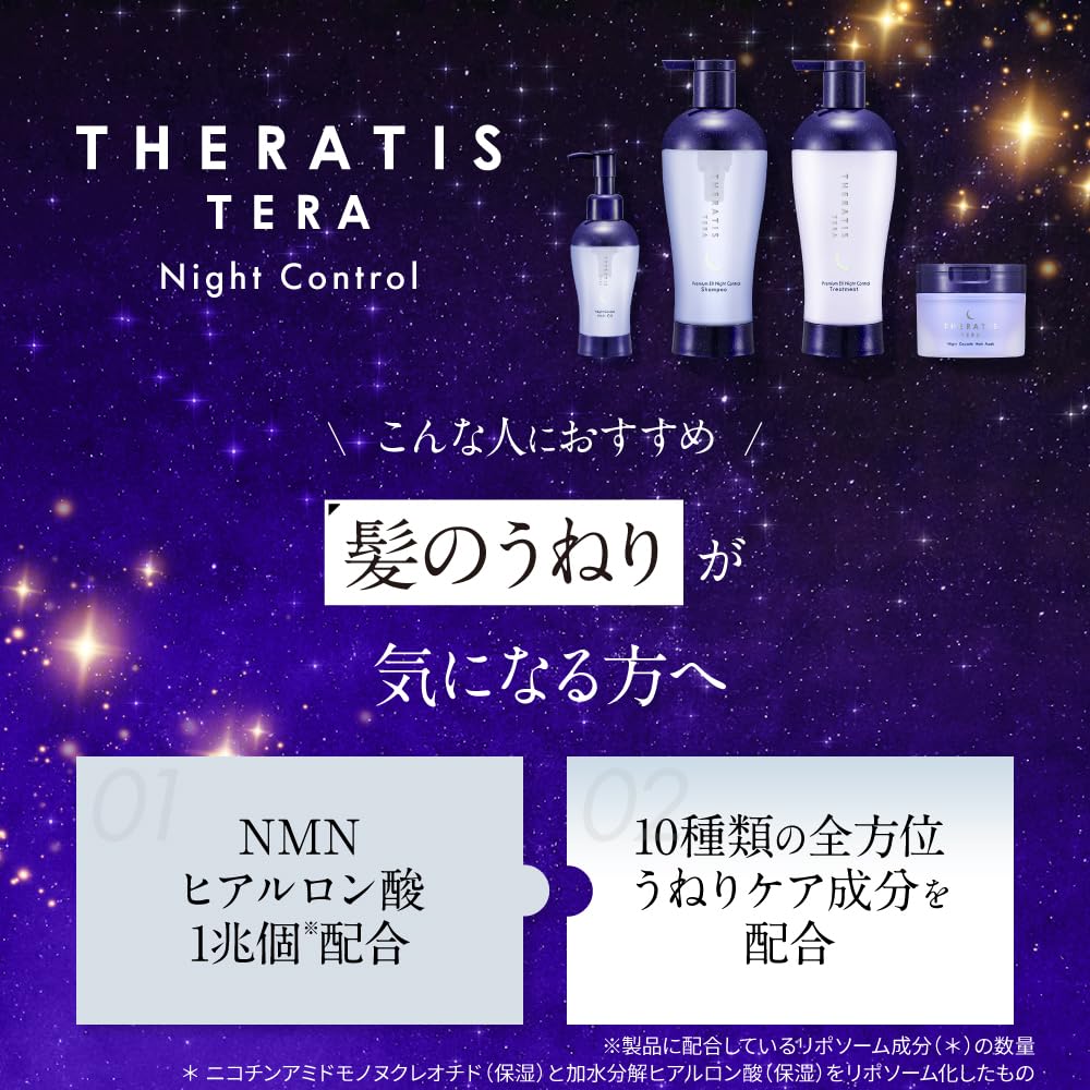 THERATIS Night Repair Shampoo and Treatment Pair Set Shampoo and Conditioner Set