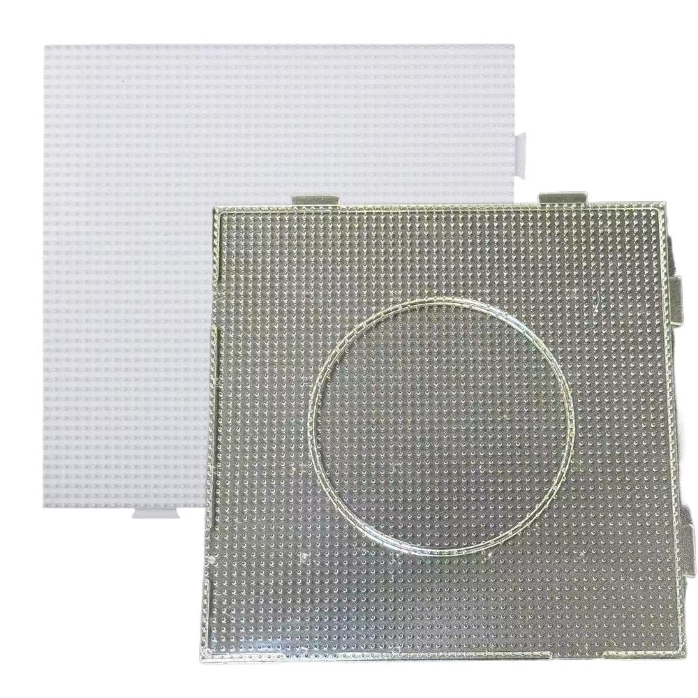 High Quality Perler Hama Beads Handmade Crafts Decor Three-dimensional Heat Resistant Round Template DIY Make Puzzle 52*52 Dot