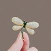 Dragonfly Brooch for Women High-end Rhinestone Niche Suit Brooch Anti-glare