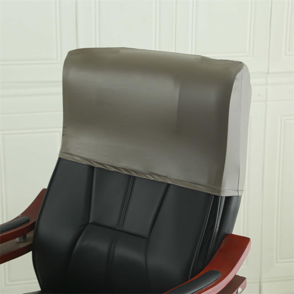 Waterproof Chair Back Cover Dust-proof Chair Head Cover Solid Color Backrest Protector  Furniture хаки