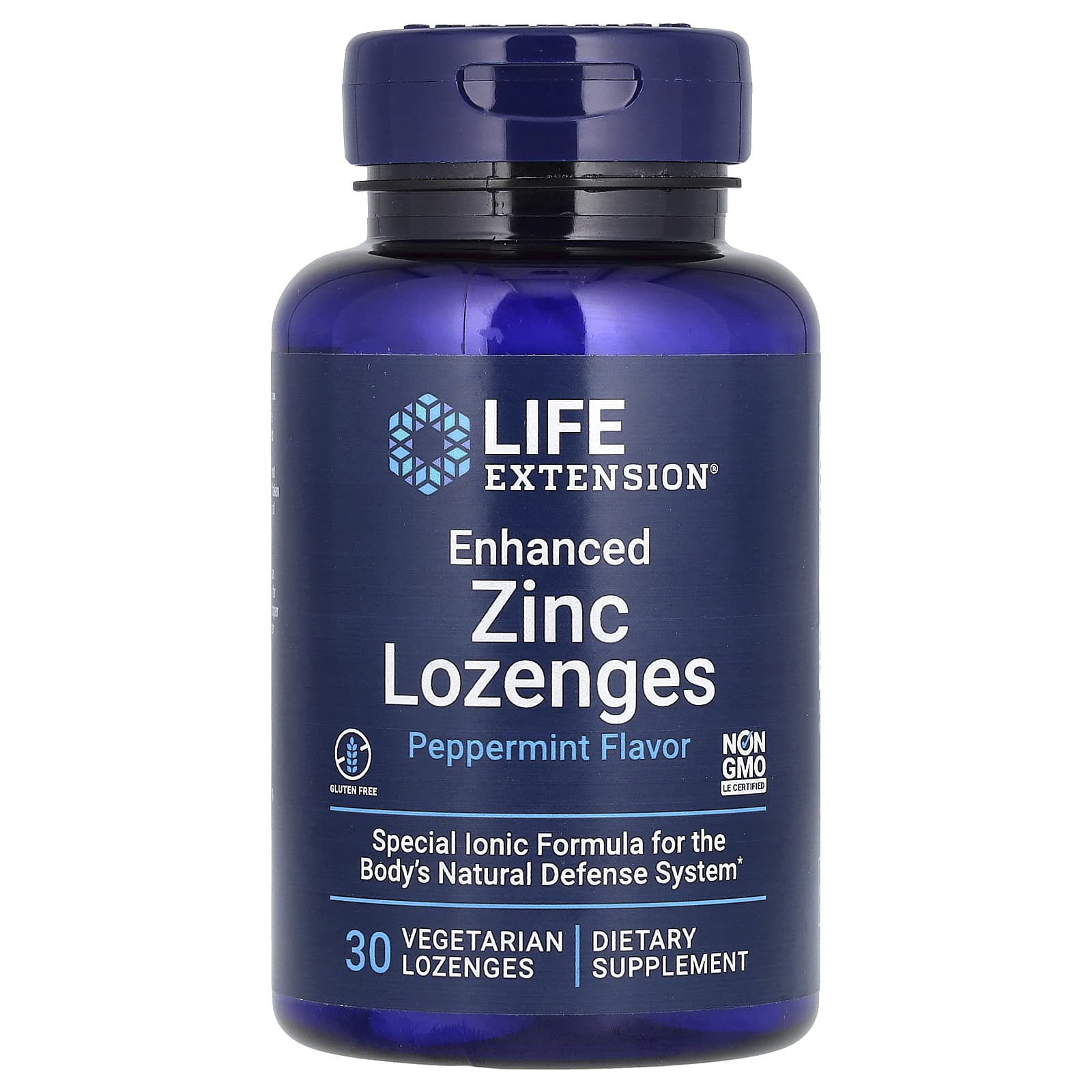 

Fortified Zinc Lozenges, Peppermint, Vegetable Lozenges, 30 Tablets (18.75 Mg/Tablet)