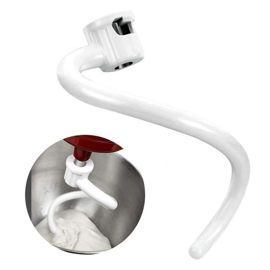 Piesă de schimb pentru cârlig de aluat acoperit cu spirală din metal pentru mixerul cu suport KitchenAid 6QT
