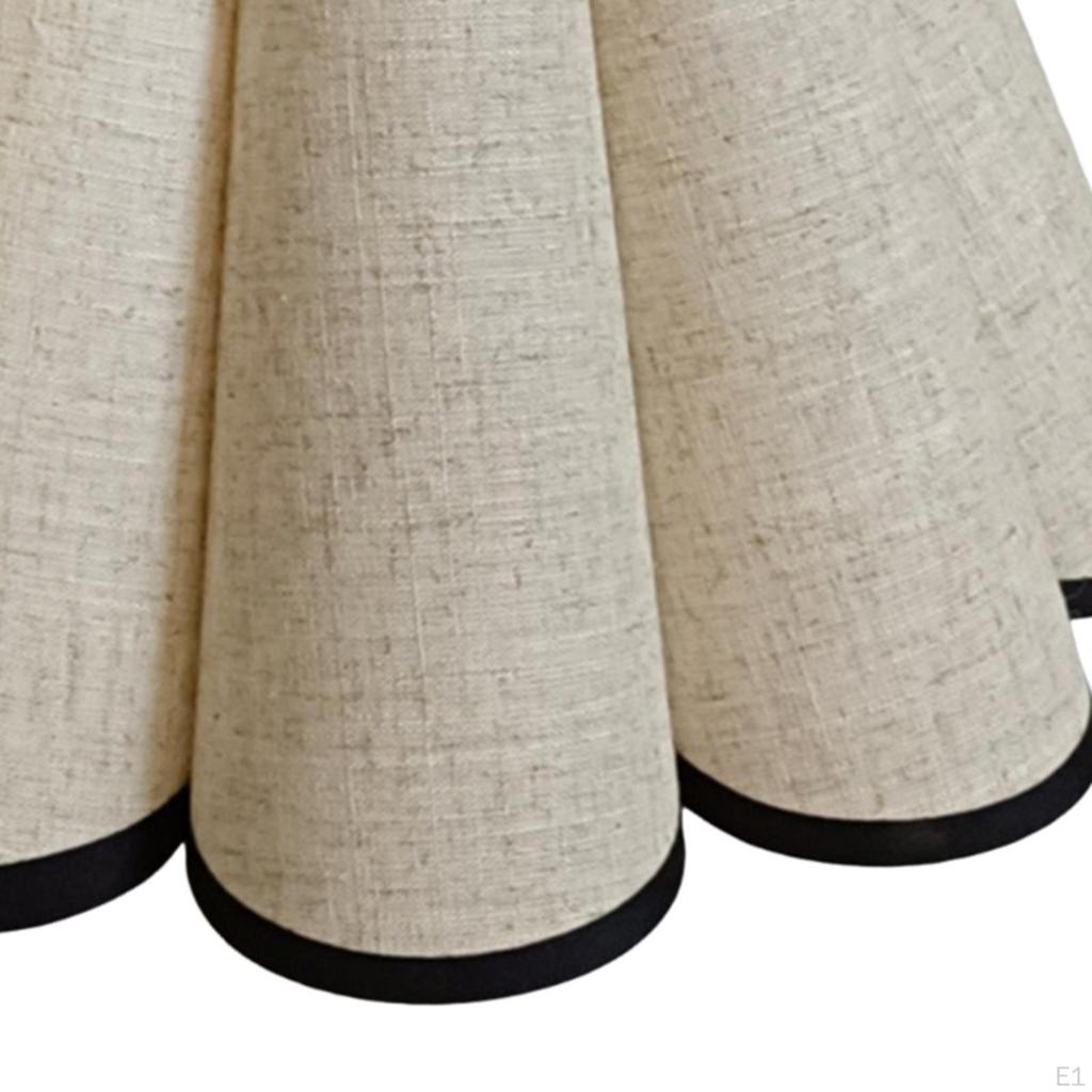 Petalformet Lampeskjerm Lysekrone Skjerm Dekorasjon, Erstatnings Stoff Bordlampe Skjerm for