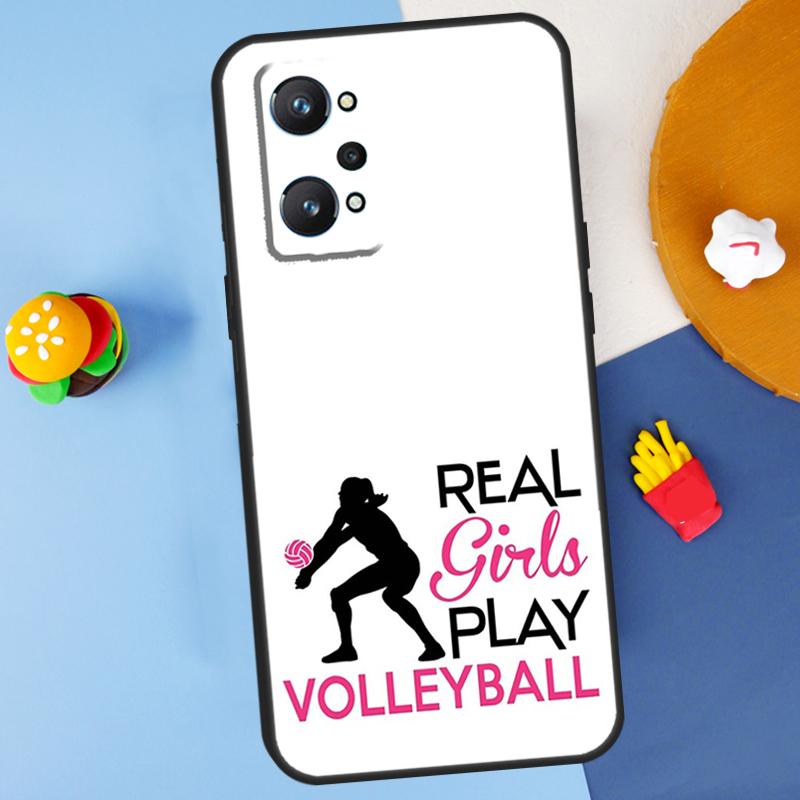 Love Play Volleyball For Realme C55 C67 C61 C75 C53 C51 C21Y C25S GT 6 6T 5 GT7 Pro 10 11 12 13 14 Pro Plus Case