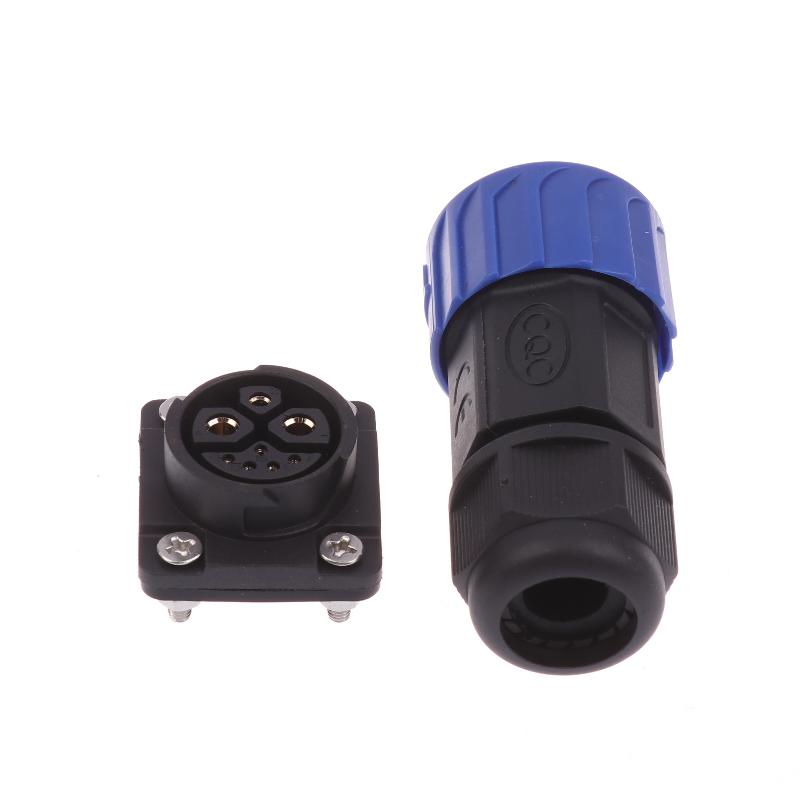 1Pcs 50A Energy Lithium Electric Bicycle Male Female Charging Port M23 2+1+5 Battery Connector Motorcycle Charger Plug Socket