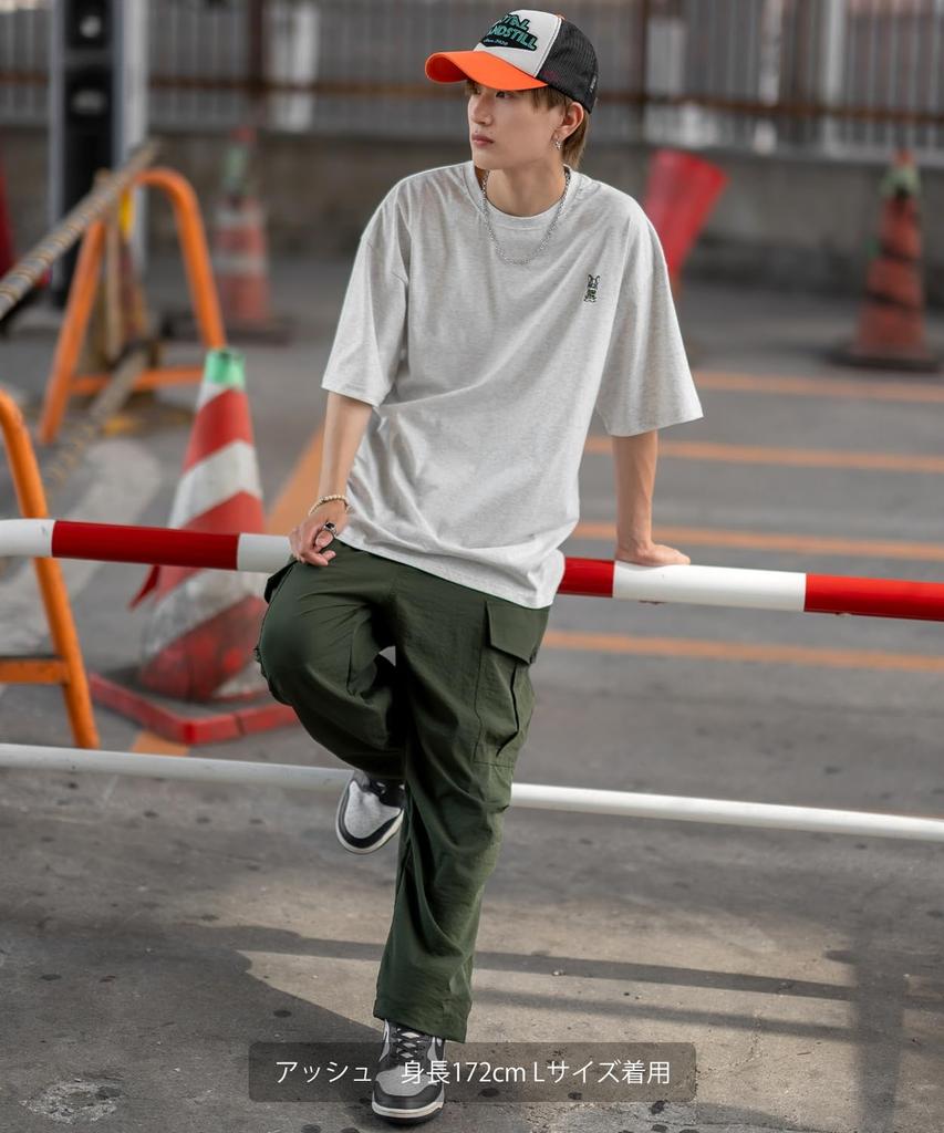 IMPROMES Casual SIDEWAYSTANCE Embroidered Downer Bulldog Short Sleeve T-Shirt, Men's, White