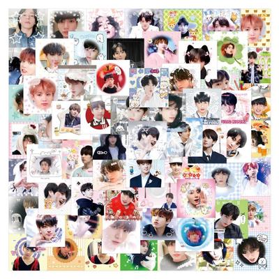 80 BTS Jungkook Stickers for Journals, DIY Stationery, Phone & Laptop Decoration