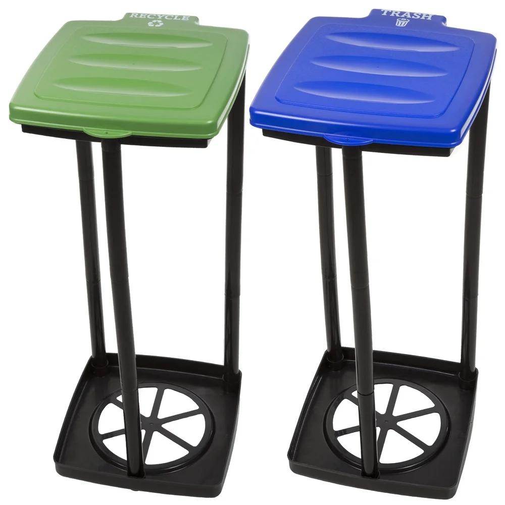 Portable Collapsible Trash Bag Holder Indoor Outdoor Use Lightweight Garbage Can Recycling Camping Tailgating Picnics Easy
