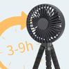 Flexible Octopuses Clamp Fan Rechargeable Portable Cooling Fan Baby Strollers Fan 3 Speeds for Baby Carriages Outdoor