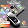 K55 cyfrowy wyświetlacz wodoodporne biznesowe słuchawki kablowe hurtowo klips na kołnierzyk bezprzewodowe douszne ultra długa żywotność słuchawki Bluetooth