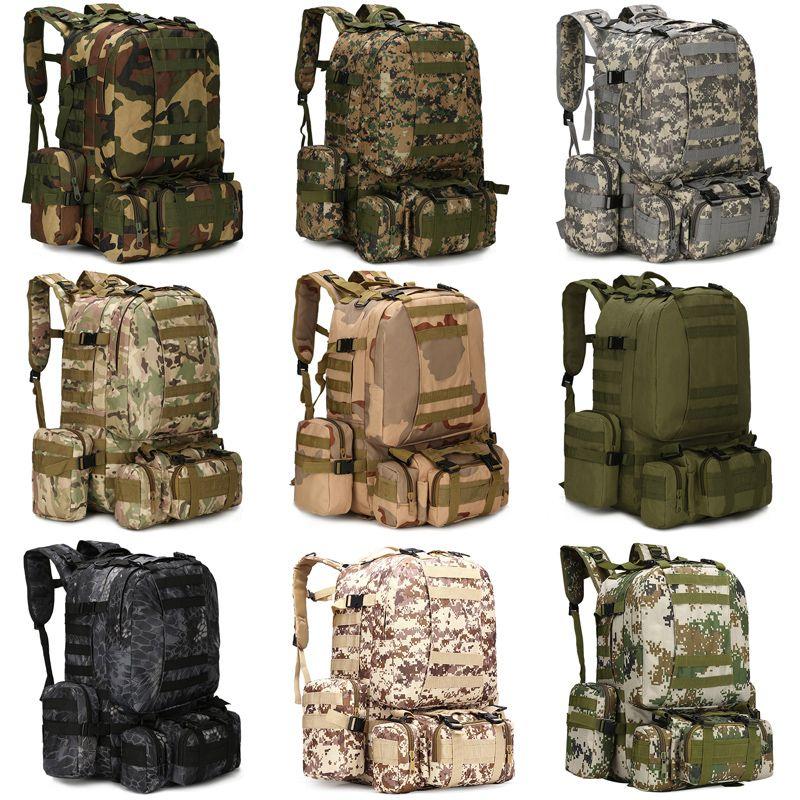 Military Outdoor 65l Tactical Sportbag Camping Hiking Trekking Rucksack Backpack