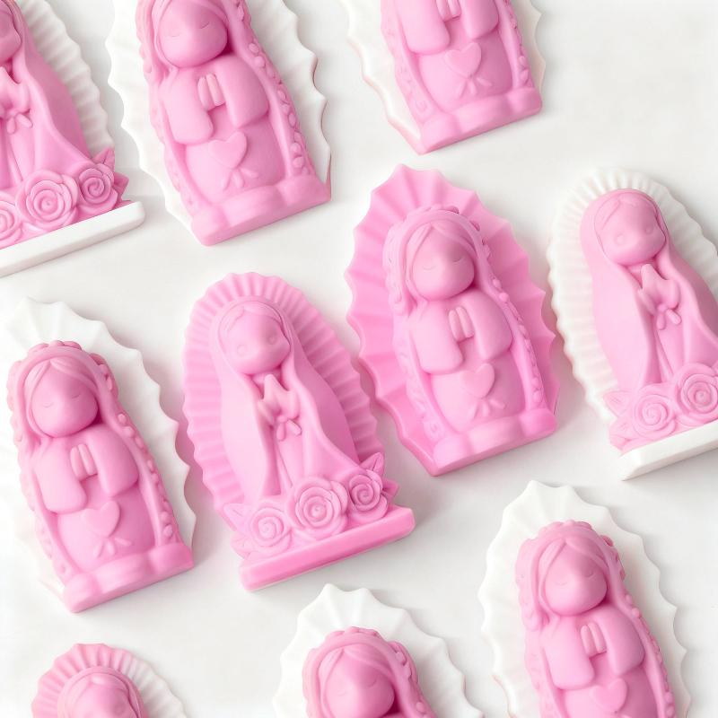 Praying Girl Angel Silicone Mold Diy Candle Scented Wax Plaster Ornament Mould Handmade Crafts Home Decoration Mold