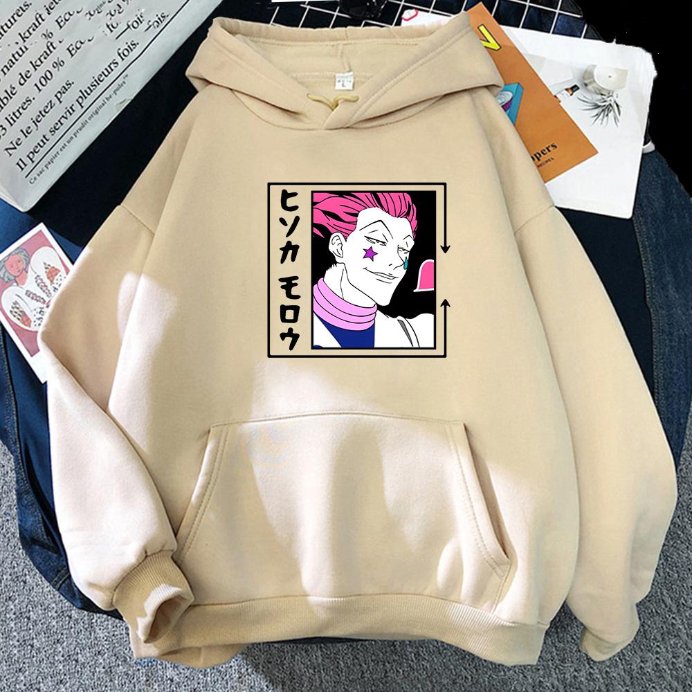 Cute Unisexs Hunterxhunter Hoodies Hunter X Hunter Unisex Women Pullovers Hoodies Sweatshirts Killua Zoldyck Hisoka 90s Anime Hoody