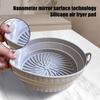 Air Fryer Liner Silicone Air Fryer Basket Liner Foldable Air Fryer Silicone Liners Reusable Basket Mat Oven Accessories