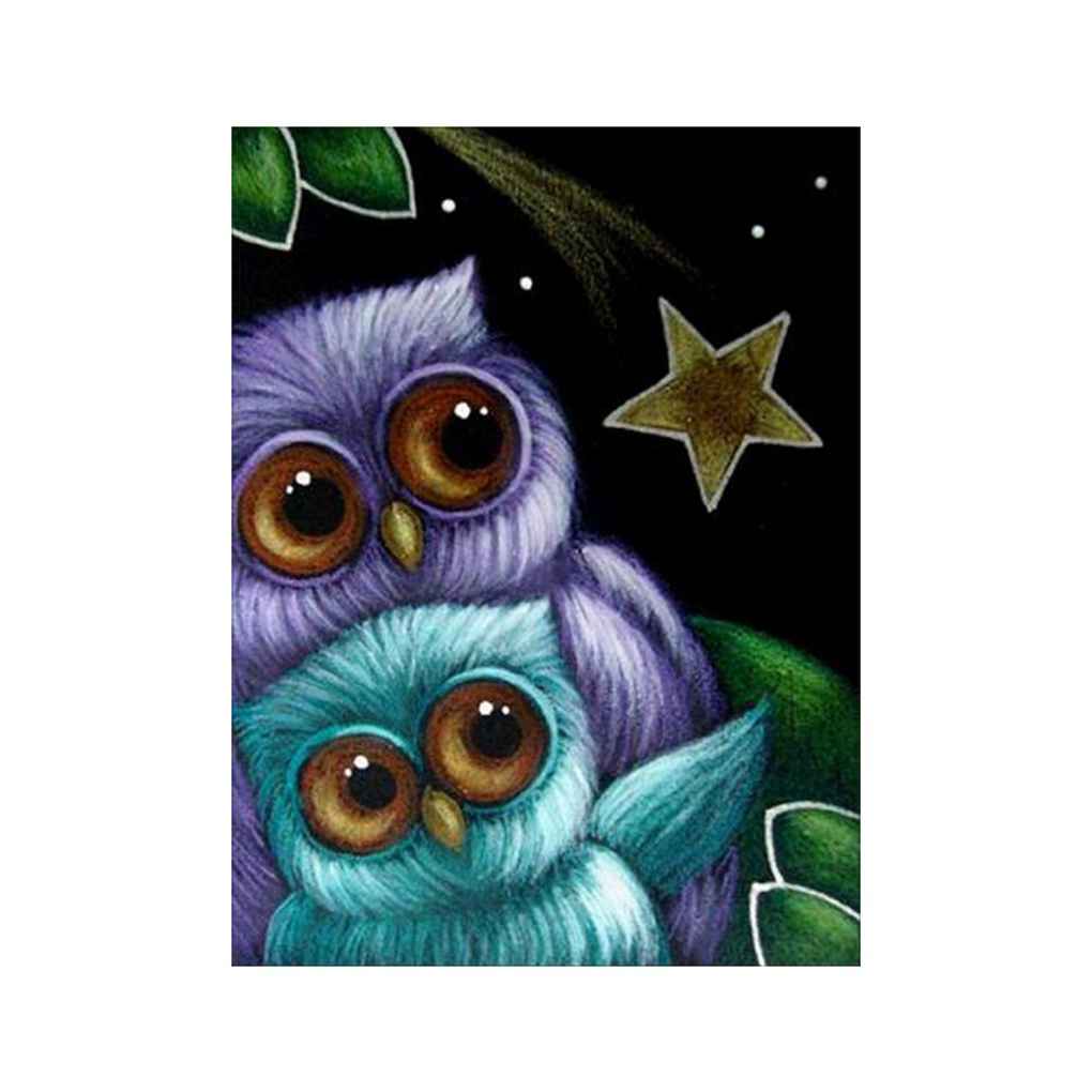 

DIY Смола Алмазная вышивка Мозаика Вышивка Узоры Совы Ручная работа Ремесло Живопись Животные Домашний декор