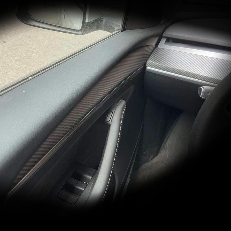 For Tesla Model 3/Y 2024-2024 Dirty-Resistant and Wear-Resistant Protective Cover Decorative Shell Interior Decorative Strips