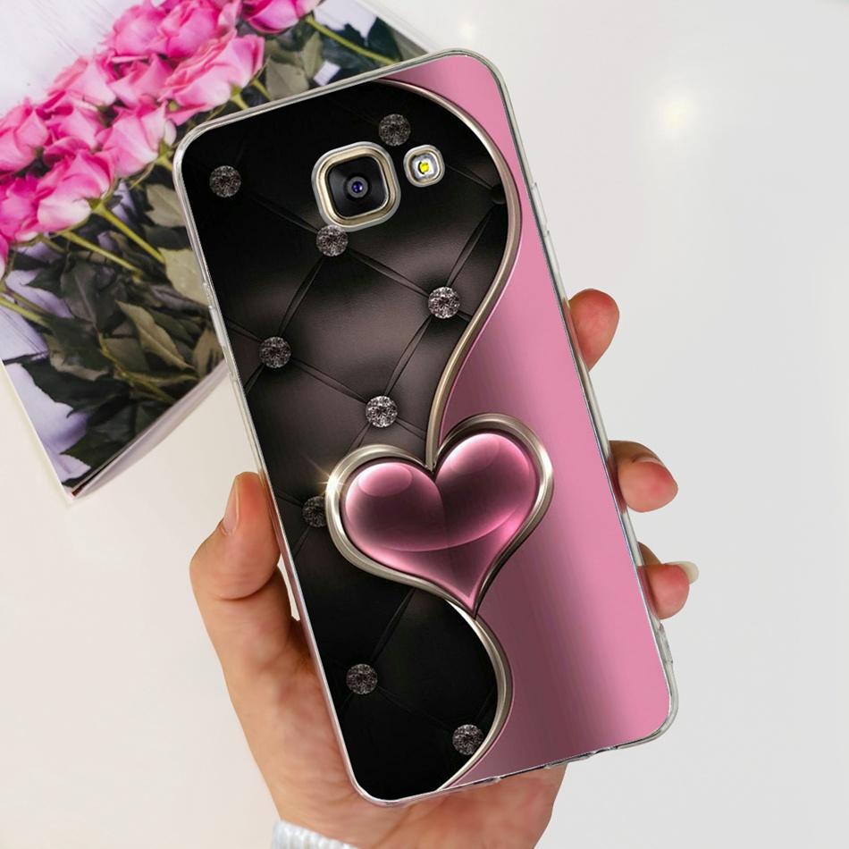 Pour Samsung Galaxy A5 2016 Coque Samsung A5 2017 2015 A500F A520F SM-A510F Impression Élégante Silicone Souple TPU Coque Arrière de Téléphone