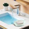 Soap Dish with Drain Spout Integrated Drainage Design Bar Soap Holder Soap Box Soap Case Holder for Bathroom & Kitchen