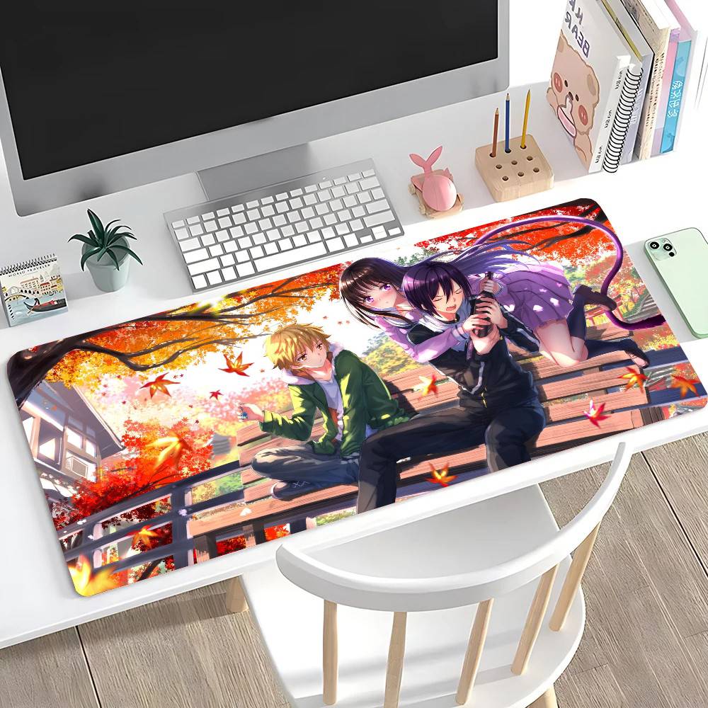 Anime N-Noragami Mousepad Non-slip Suitable For Office Computers Laptops E-sports Game Desk Mats XXL Keyboard