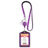 Necklace Strap Retractable Badge Reel Bling Crystal ID Card Holder  Office Supplies