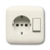 Socket - Busch-Jaeger - EUJ-212-500 - 16 A - 250 V - Beige - Rectangular