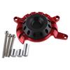 Motorcycle Engine Protective Guard Cover with Mounting Kit for 650F 2014-2018 Titanium,Red