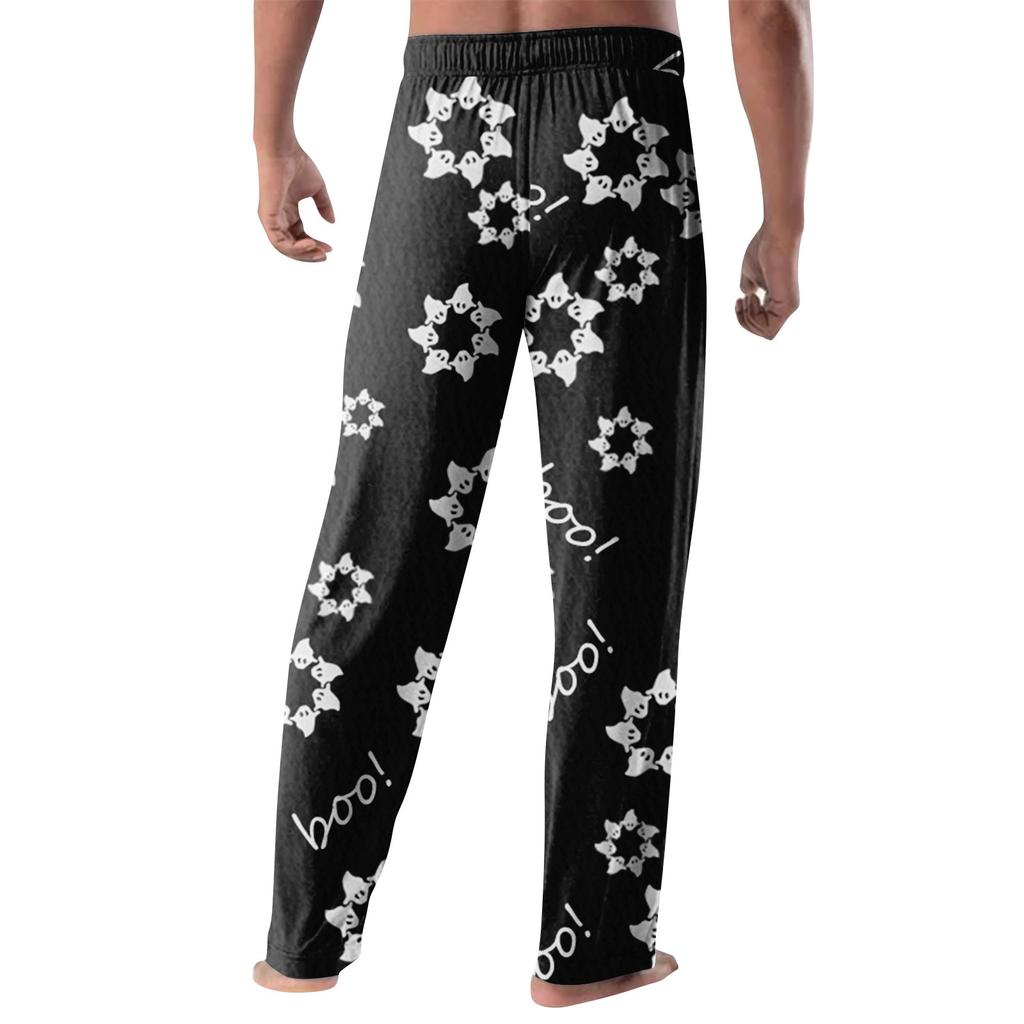 Anime-Pyjamahose, Nachtwäsche, lässige Hose mit Kordelzug und elastischer Taille, bequeme, gerade, lockere Yoga-Hose