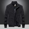 Autumn New Men's Stand-up Collar Four-sided Elastic Quick-drying Jacket Men's Single-layer Shrink-sleeved Elastic Jacket