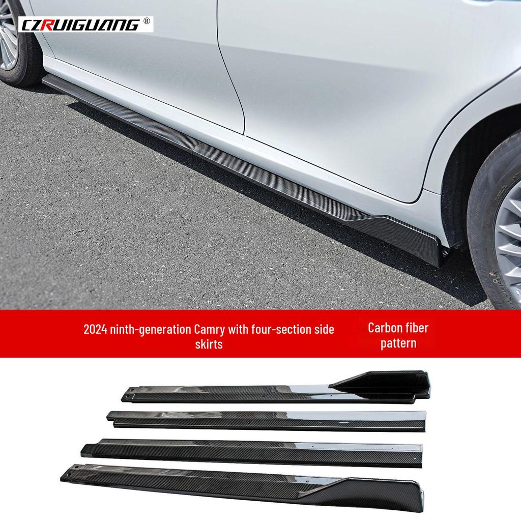 Side Skirts, Anti-Collision Bumpers, Splitter & Spoilers for 2024 Toyota Camry (9th Gen)