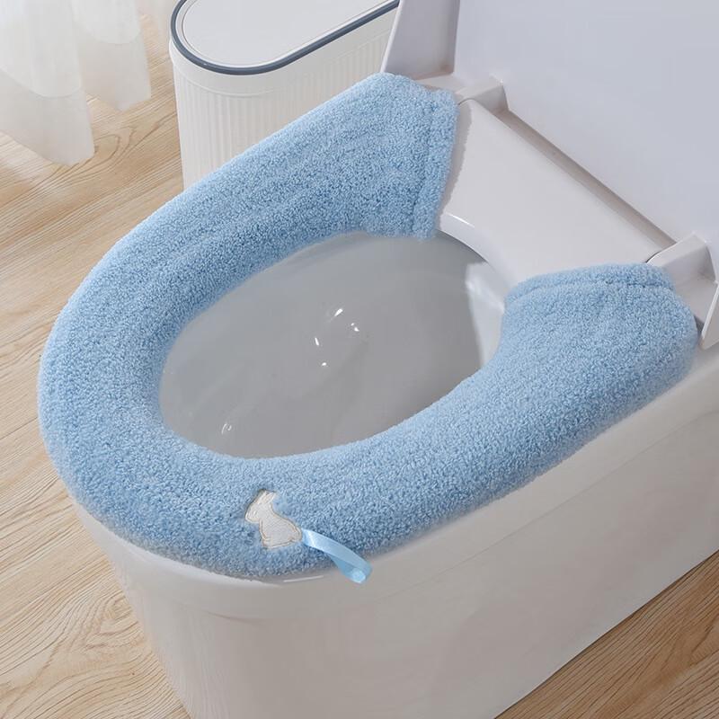 Thickened Plastic Toilet Seat Cushion with Handle