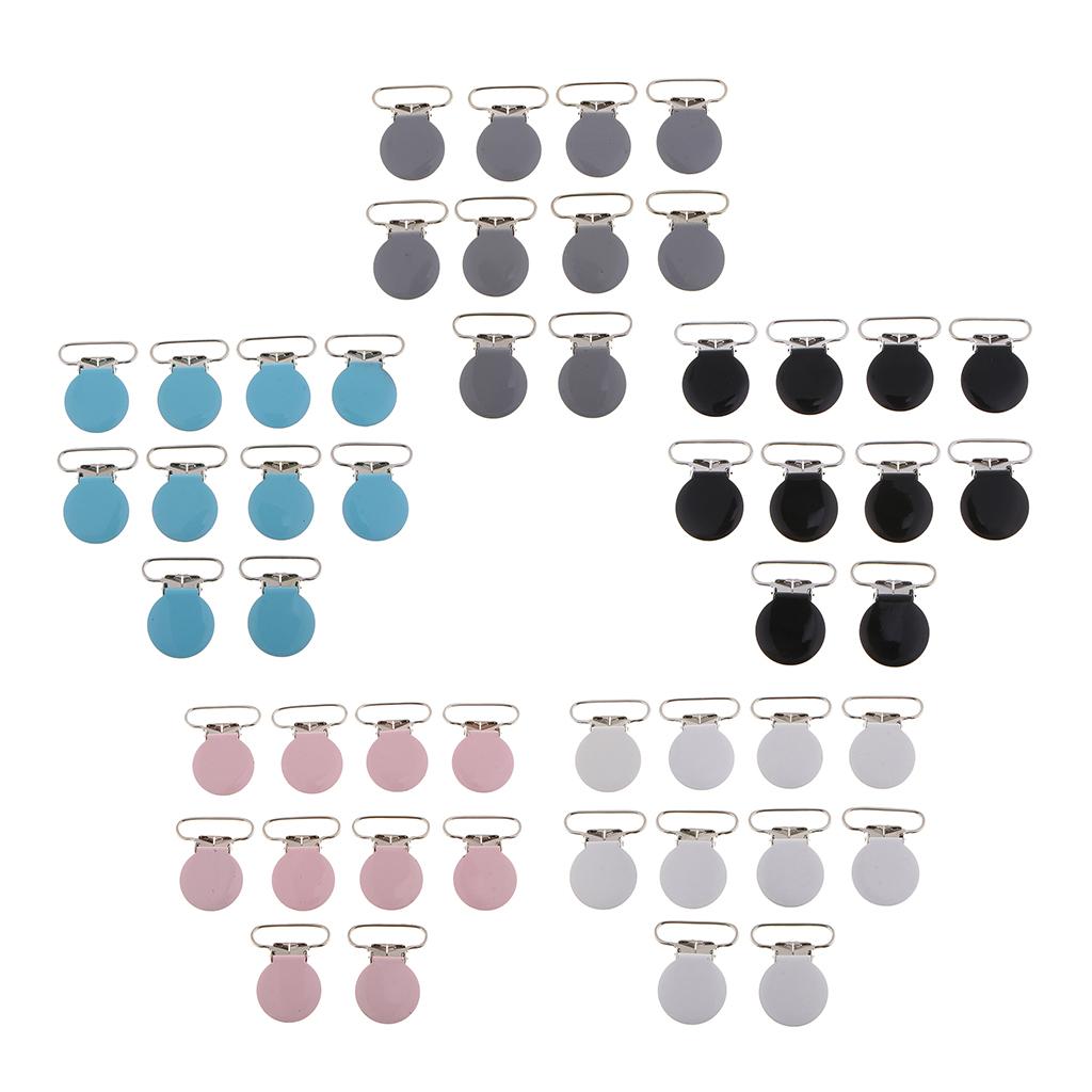 Pacifier Suspender Clip Iron Material Strong Grip Holder Clothing Accessories for Baby Bib Toy DIY