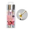 4Color Quick Dry Nail Art Pen Markers Nail Polishing Pen Safe Ink for Precise Designs Portable Use in Any Situation